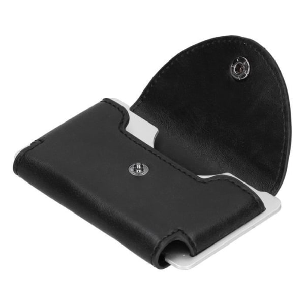 HURRISE Kreditkortshållare Bärbar korthållare RFID PU Läder Visitkort Förvaringsfodral Korthållare för
