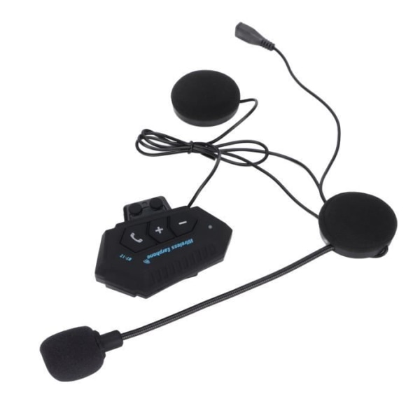 Tbest Trådlöst Hjälm Headset Motorcykel Bluetooth Headset Bluetooth Intercom Headset med handsfree funktion