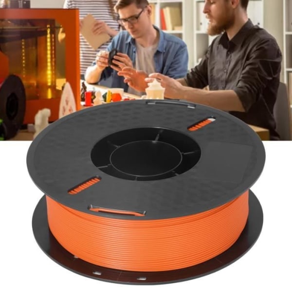 PLA 3D-skrivare filament 1,75 mm 1 kg - miljövänlig rökfri - Orange