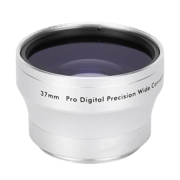 HURRISE kameraobjektiv 0,45X vidvinkel tilläggskameraobjektiv Silver optiskt glas för kameralinser