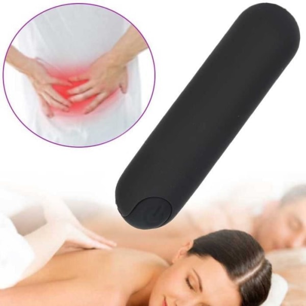 XUY USB Fjärrkontroll Massager Vibration Kroppsmassage Kvinnor Vibrator Vuxen leksak (svart)