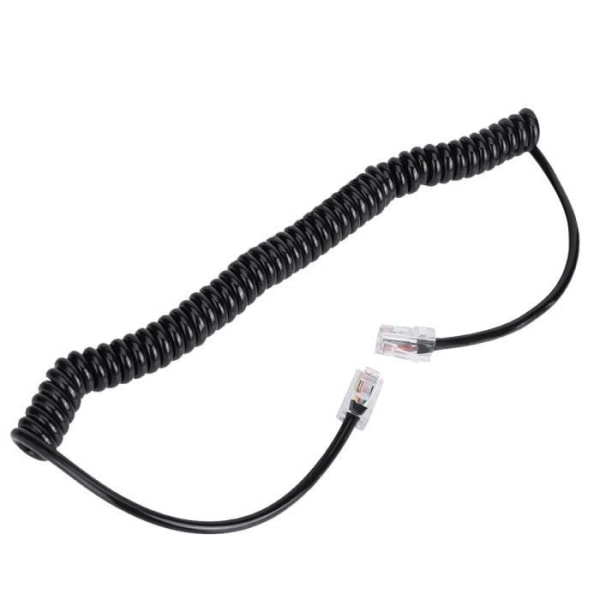 8-stifts mikrofonkabel, svart ABS-kabel för Icom mikrofon, för utomhus walkie talkie