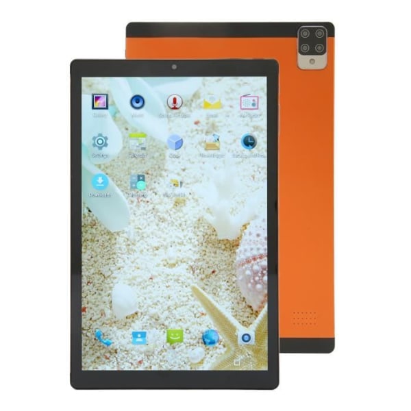 BEL-7696830451179-HD Tablet 10,1 tums surfplatta för 11, barns surfplatta 6 GB 128 GB Touch Computing EU-kontakt