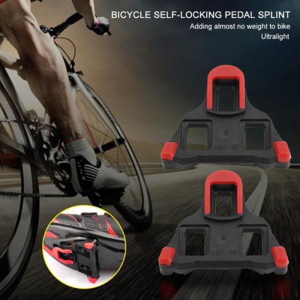 1 par självlåsande system pedalklossar för mountainbikes
