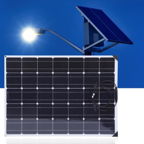 LIA 150W flexibel solpanel + 20A solpanel + 10M förlängningskabel för husbilsbåt