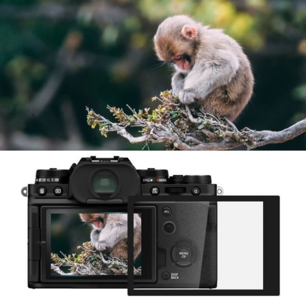 HURRISE LCD-skärmskamera Skyddsfilmskamera LCD-skärmshärdad skyddsfilm för Fuji