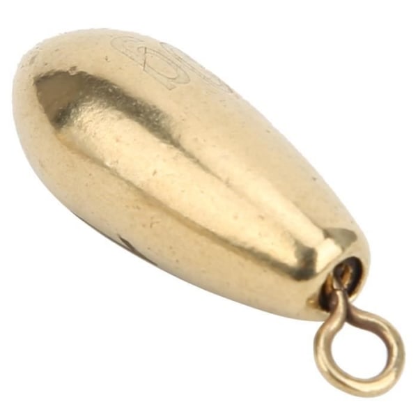 LIA FISHING LURE-10 STK Legering Koppar Guld Bärbar Roterande Fiskevikt Dykare Fiskredskap (10g)