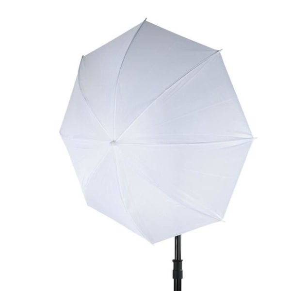 TBEST Translucent Paraply - 33 tums vit mjuk paraplyspridare för fotostudioblixt
