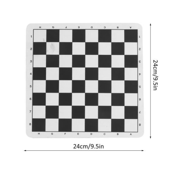 Standard internationellt schackspel 24x24cm