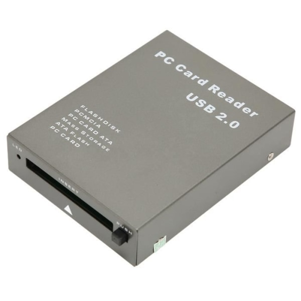HURRISE Flash-kortläsare Minneskortläsare USB2.0 PCMCIA-kortläsare 68-stift höghastighets industrikort