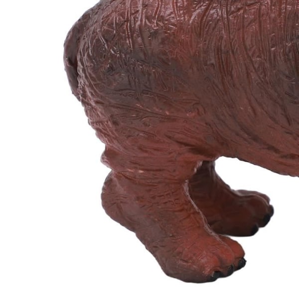 HURRISE Flodhästprydnad Realistisk Flodhästfigurmodell Levande plastmaterial Flodhästmodell