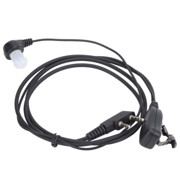 HURRISE PTT Headset Walkie Talkie Hörsnäcka Slitstarkt Denoise Headset med Air Duct Öronpropp för Baofeng UV5R