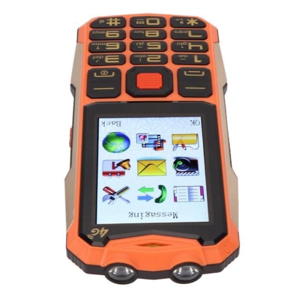 BEL-7696830314764-Mobiltelefon för äldre 2,8-tums HD-skärm Seniorer Mobiltelefon 2G Dual SIM Dual GPS Portable