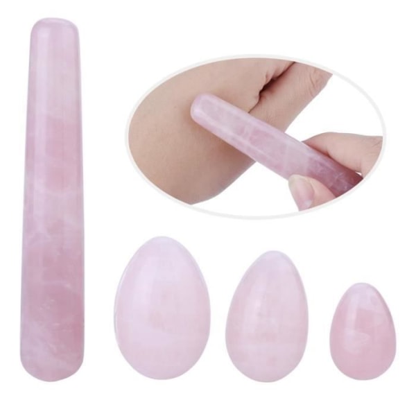 HURRISE Yoni Egg 4 delar Yoni Egg Massage Stick Set för tight Kegel träning för vaginala muskler