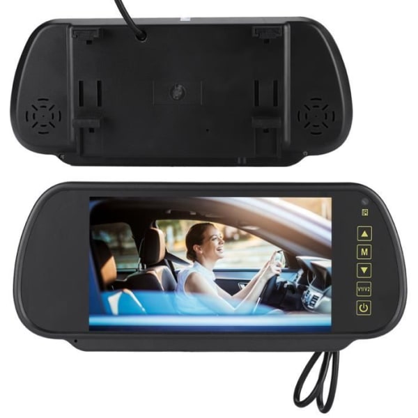 BEL-7423054986008-Rear View Monitor View Backspegel, Backspegel, LED digital skärm backkamera med GPS Deta Support