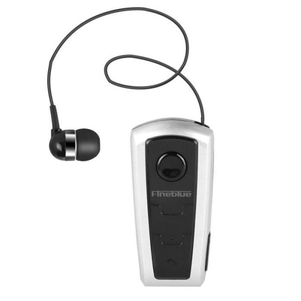 HURRISE hörlurar Fineblue F910 Sportheadset Bluetooth-hörlurar Infällbar handsfree hörlur för telefon (Vit)