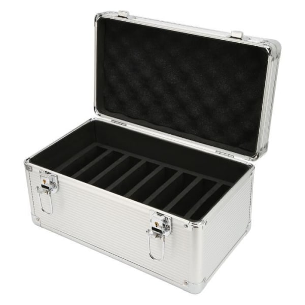 HURRISE Hårddiskförvaringsbox Hårddiskhölje, 14-fack HDD-förvaringsbox resväska, dubbla datortillbehör
