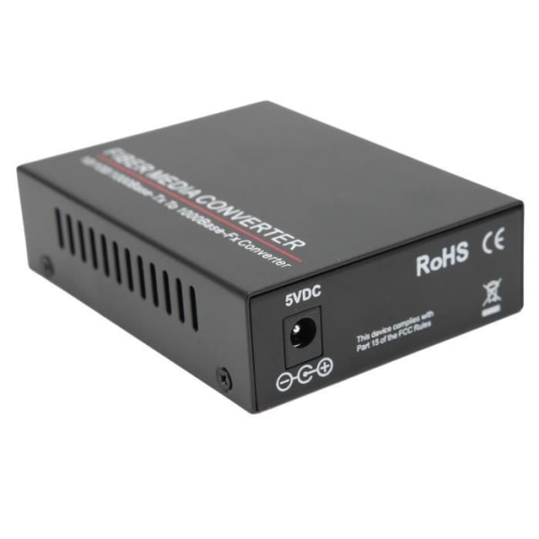 HURRISE Fiber Transceiver Fiber Transceiver TBC-MC3602ED20 20km/SC/1310nm RJ45 Datornätverk EU-kontakt