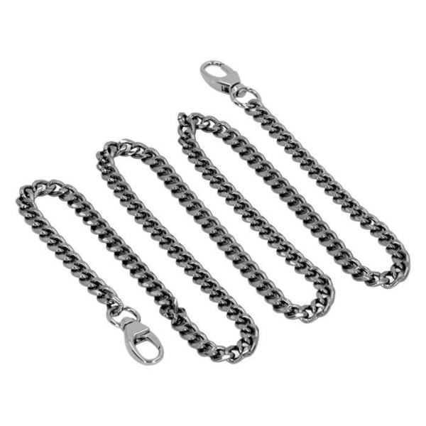 TMISHION Metal Curb Chain 8 delar 1m Anti-Rost Aluminium Curb Chain Twist Links Oval Spänne Metal Curb Chain