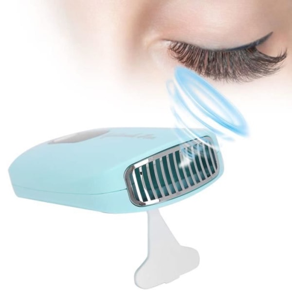 HURRISE ögonfranstorkfläkt Mini ögonfranshårtorkfläkt, USB-uppladdningsbar ympning, ögonfransförlängning,