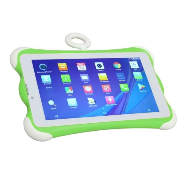 HURRISE för Android surfplatta för barn 7 tums surfplatta för barn, Android WiFi pekskärm dator surfplatta EU-kontakt