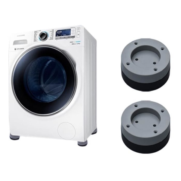 HURRISE - Antivibrationsfotdyna 4 stycken för tvättmaskin och torktumlare