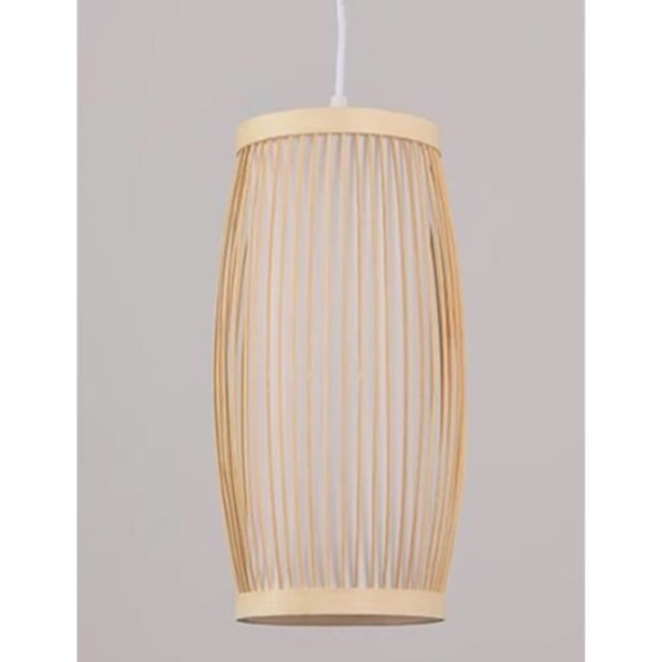 HURRISE bambu ljuskrona kinesisk stil bambu taklampa, unik mjuk belysning, bambu lykta för ljuskrona dekoration
