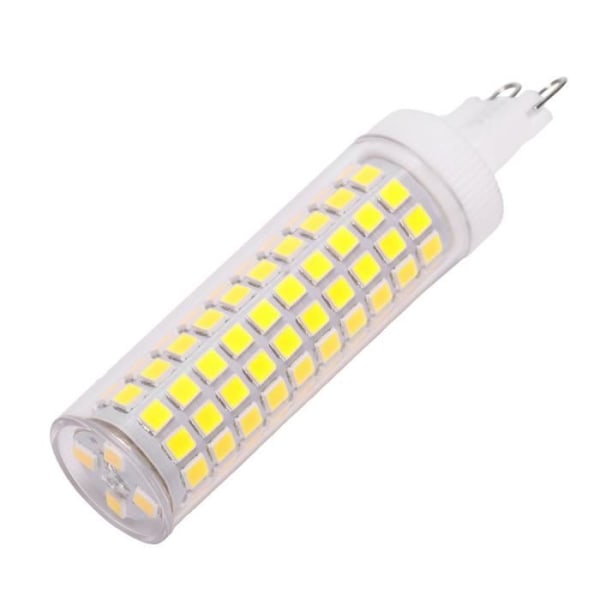 HURRISE LED-lampa 12W G9-lampa 1200LM 124LED Bi-Pin-lampa LED Majslampa för ljuskrona AC100-265V (Cool White