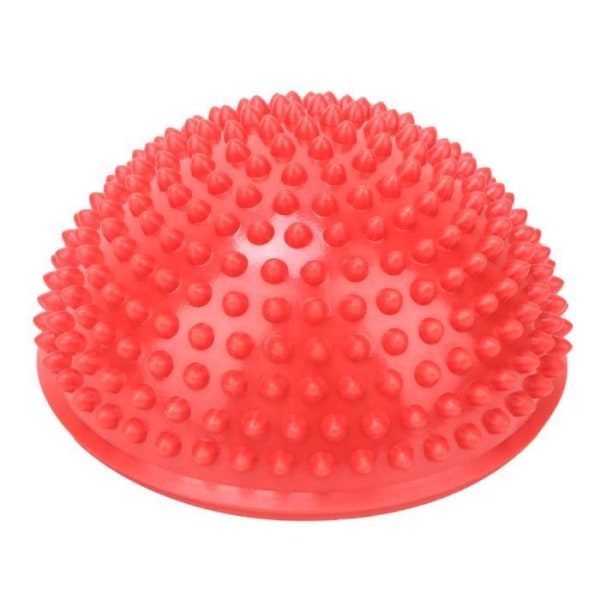 NAK PVC Durian Ball Yoga Massager Halvcirkel fotmassagebollar Muskelavslappning (röd)