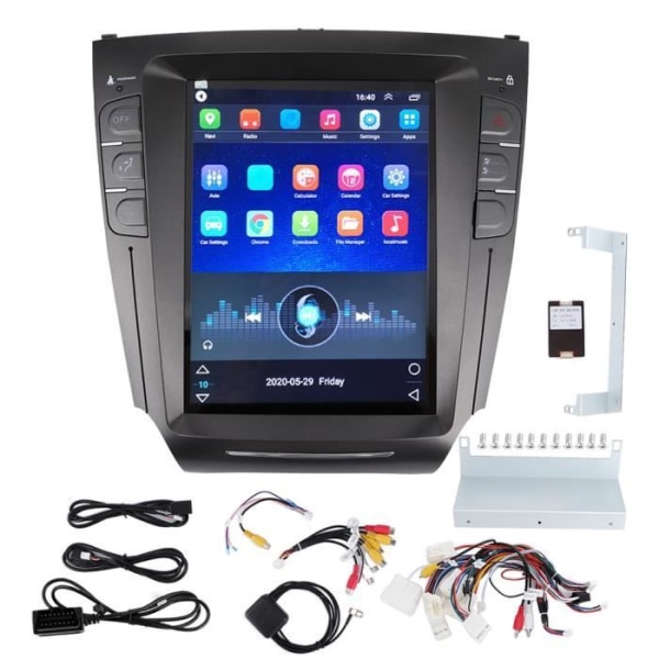 LIA 10,4 tum bilradio Stereo GPS-navigationssystem lämplig för Lexus Is200 Is250 Is300 Is350 2007-2015