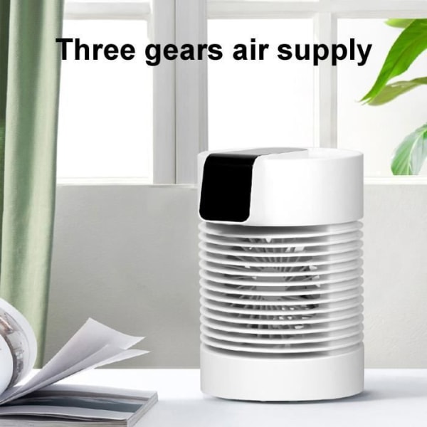 HURRISE Bärbar luftkonditioneringsfläkt Bärbar luftkonditionering, kompakt evaporativ luftkylningsfläkt
