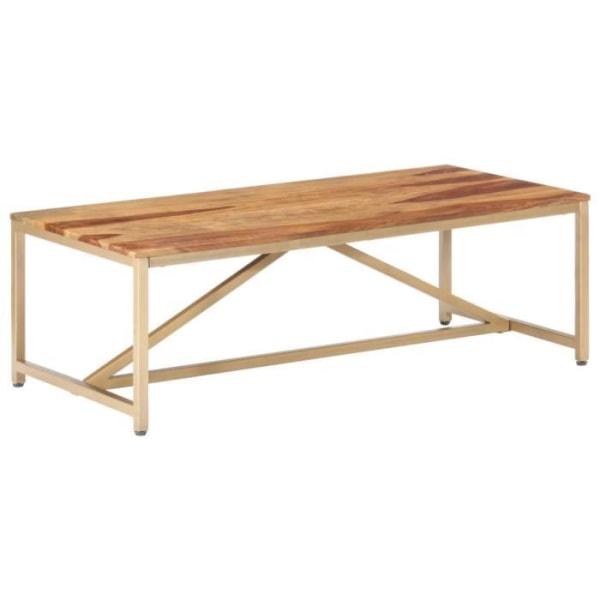 Soffbord - FDIT - Massivt trä - Rektangulärt - Vintage - Vit