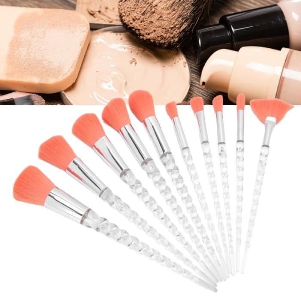 LIA 10 st-set Ögonskugga Blush Brush Loose Powder Kosmetisk borste Makeup Tool
