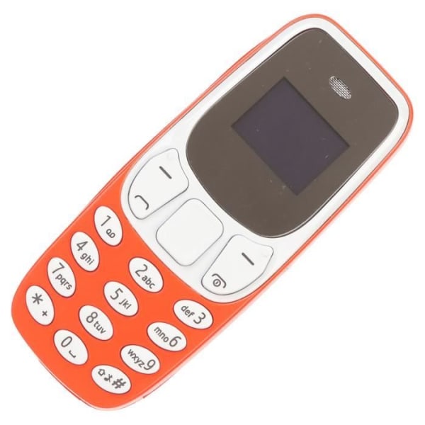 HURRISE miniknapptelefon Världens minsta handsfreetelefon Bluetooth Dialer dual card mobiltelefon