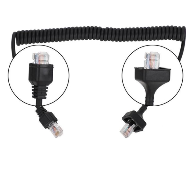 HURRISE Högtalare Mic Kabel Byte 8 Pin Handheld Mikrofon Kabel för Ljud Video Högtalare