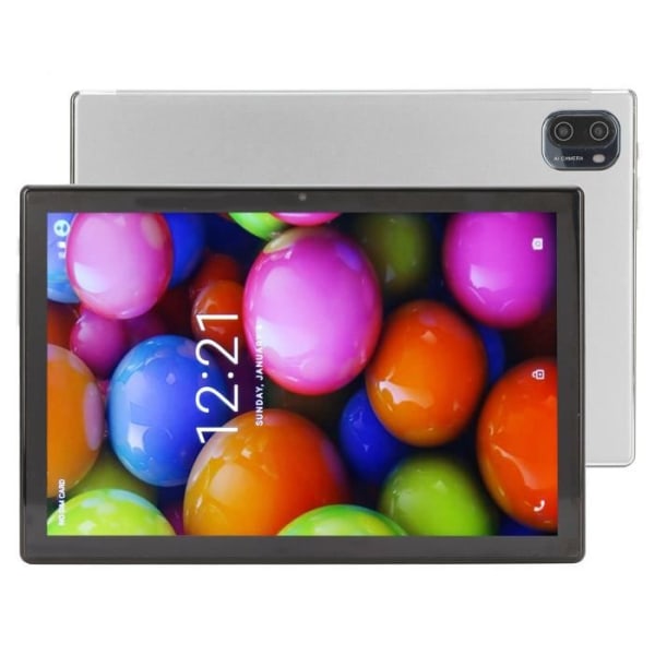 HURRISE Tablet PC 10,1 tums surfplatta - 4G Talking Smart Tablet för Android11, pekskärmsdatorstöd EU-kontakt