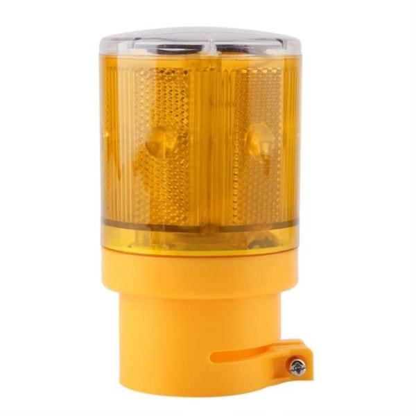 HURRISE LED-varningslampa Solcellsdriven nödsäkerhetslarm Stroboskoplampa (gul)