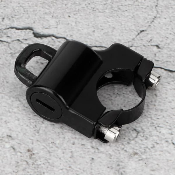 HURRISE Motorcykelhjälmlås Motorcykelhjälmsäkerhetslås med 2 nycklar för 0,9" styre (svart)