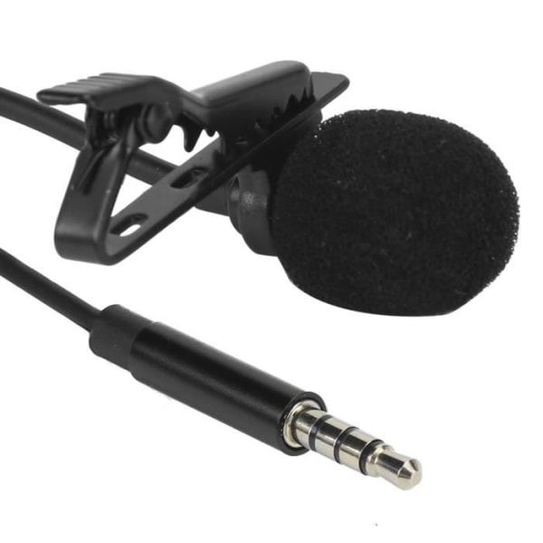 HURRISE Lavalier-mikrofon för mobiltelefon, High Fidelity-inspelning, klar ljudkvalitet