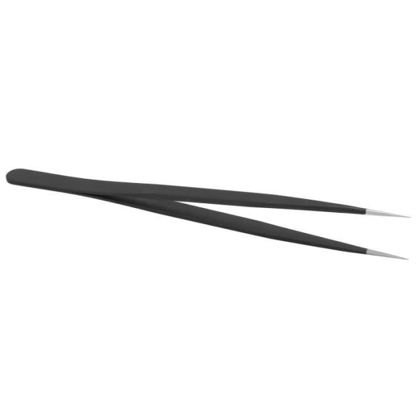 BEL-7643670015160-Inåtväxande hårpincett Bst‑201Esd Spetsad pincett i rostfritt stål Antistatisk pincett