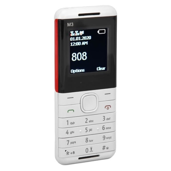 BEL-7590762072382-Senior mobiltelefon med stora knappar olåsta mobiltelefoner Dubbla SIM-kort för telefoni