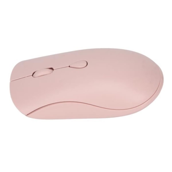 HURRISE Bärbar mus Trådlös mus 2.4G 1600DPI Uppladdningsbart batteri Ergonomisk Bluetooth 5.2 Tysta möss för