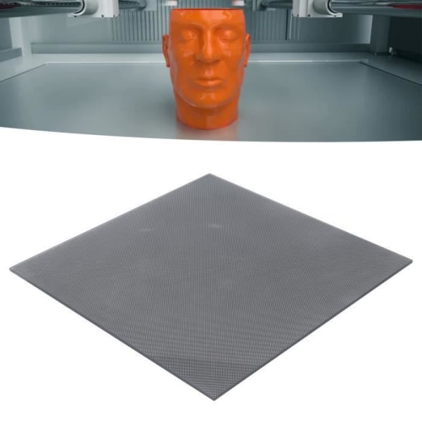 BEL 3D Printer Build Sheet Värmebeständig 3D Printer Print Bed för Anet E12 E16