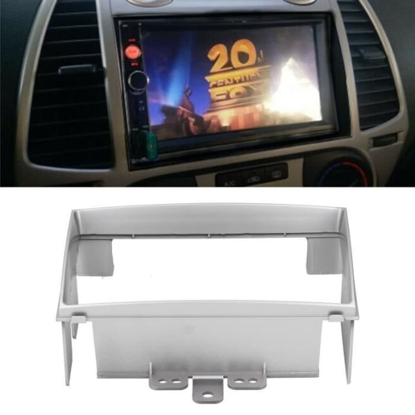 HURRISE Dashboard Stereo Bezel 2Din Stereo Radio Fascia DVD Audio Player Navigationspanelram