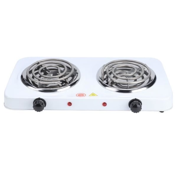 HURRISE elektriska dubbla brännare, lätt design, bärbara kokplattor, för köksmaskiner i hemmet.