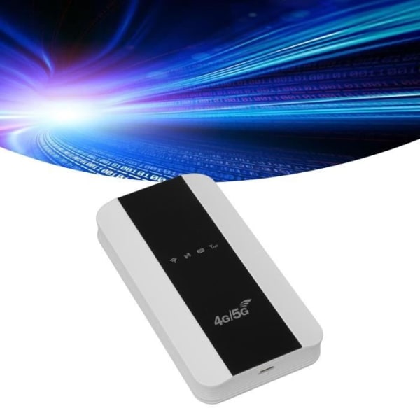 4G Mobile WiFi Hotspot Router - HURRISE - 10 användare - WPA, WPA2 WiFi-kryptering