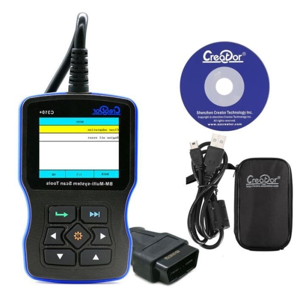 WEI Diagnostic Tool Creator C310 + Airbag - ABS - SRS för BMW Code Reader Engine Oil Reset