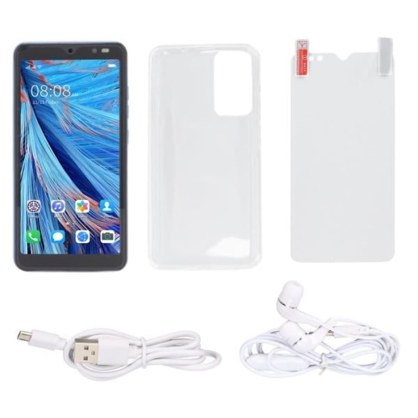 BEL-7696830328310-Smartphone 5,45 tum 2GB 32GB ROM Ansiktsigenkänning Dual SIM Standby Mobiltelefon för Rino8 Pro