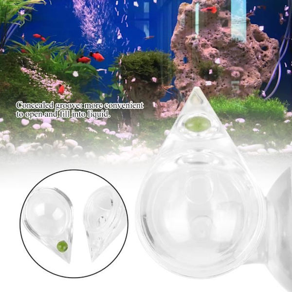 HURRISE Aquarium CO2 Monitor Koldioxid CO2 Monitor Glas Drop Check Tester Detektor