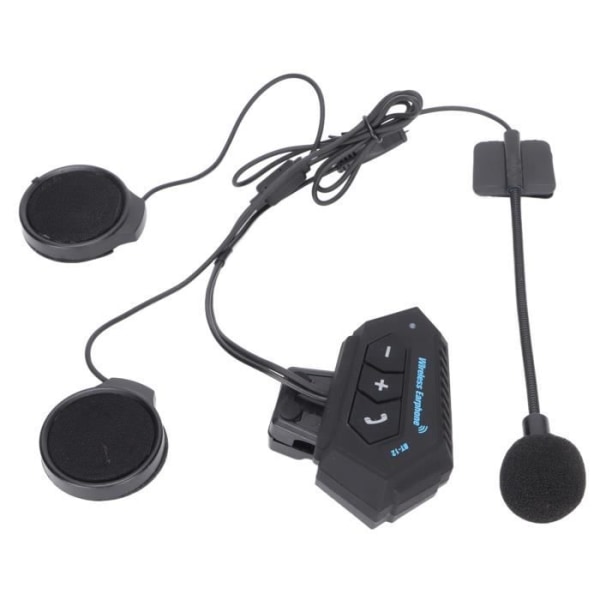 HURRISE Bluetooth headset för hjälm Hjälm Bluetooth intercom headset Ridheadset Musik intercom headset